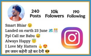 Instagram Bio For Bihari 
