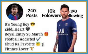 Football Player Instagram Bio