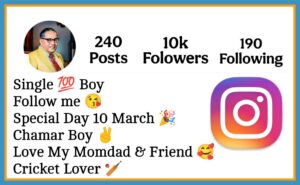 Chamar Bio For Instagram 