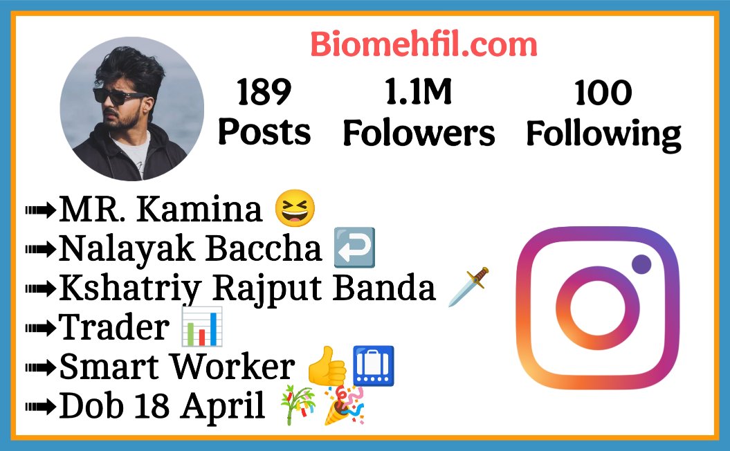 क्षत्रिय Rajput Bio For Instagram