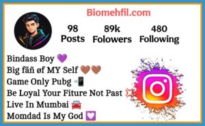 Free Fire & PUBG Gamer Instagram Bio