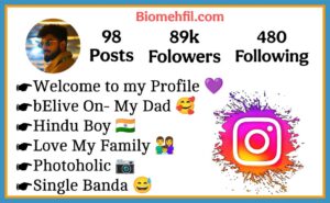 Hindu Bio For Instagram