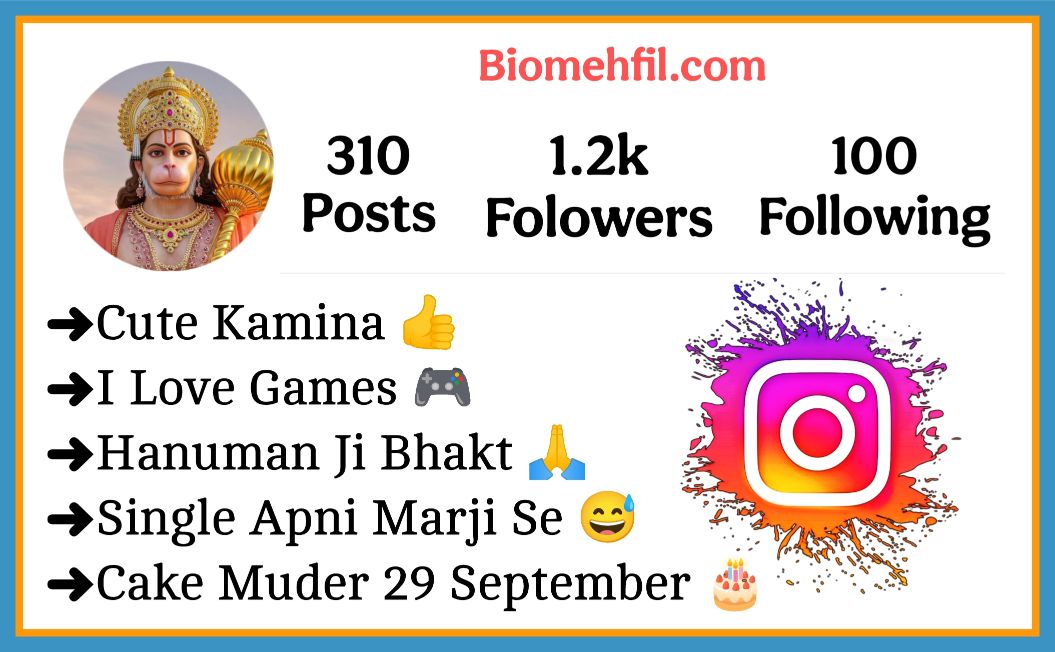 Hanuman Ji Bio For Instagram 