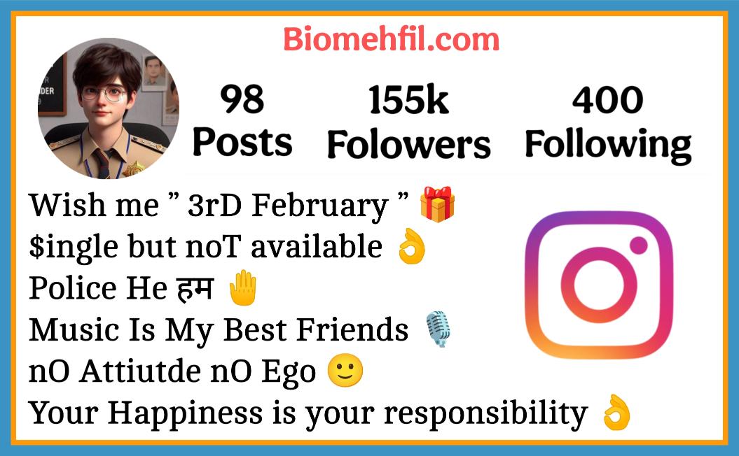 Police Bio For Instagram With Emoji 