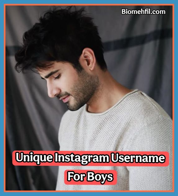 Unique Instagram Username For Boys