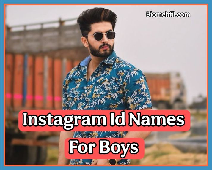 Instagram Id Names For Boys