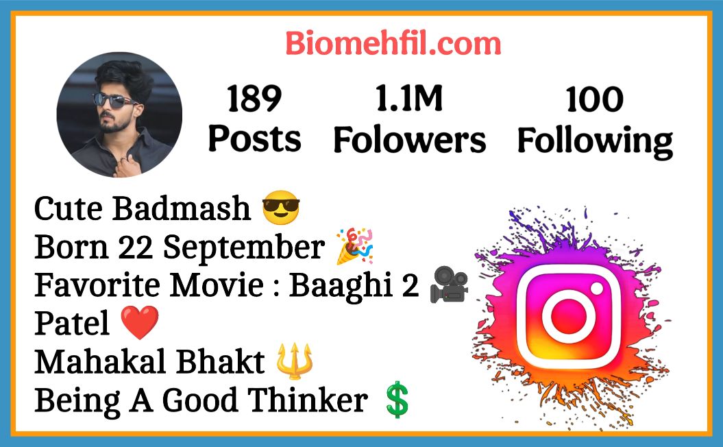 Patel Bio For Instagram For Boys 